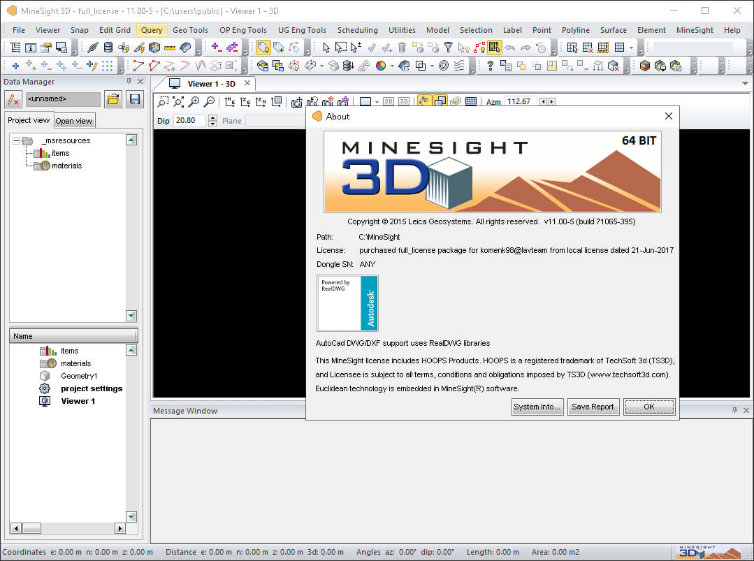 Leica MineSight 11.00-5 Build 71065-395