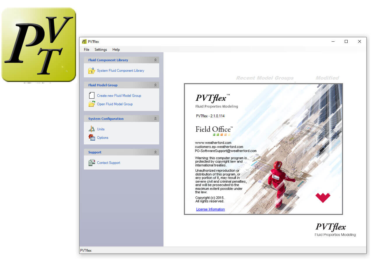Weatherford Field Office 2020 PVTflex 2.1.0.114