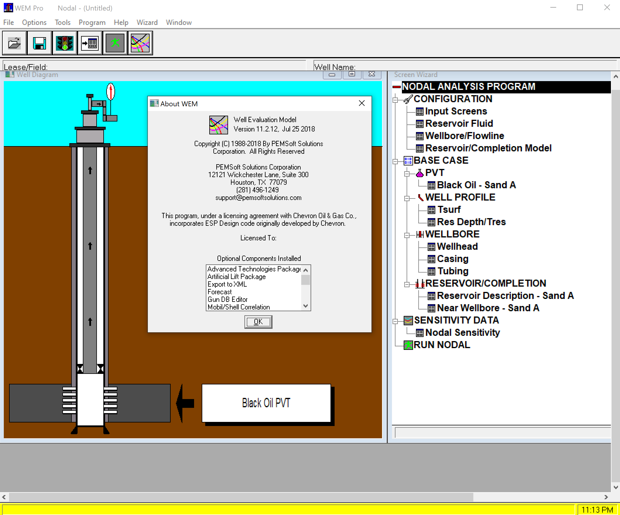 Well Evaluation Model