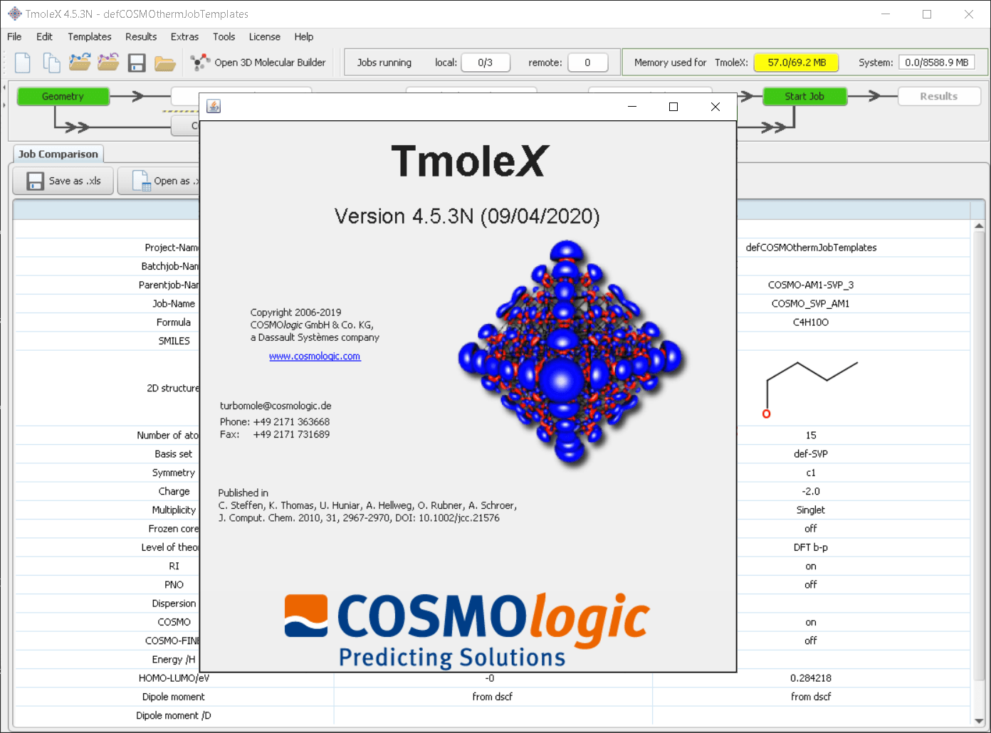 COSMOlogic TURBOMOLE
